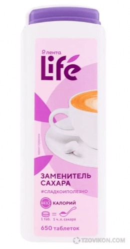 
                            Заменитель сахара Лента Life
                         - отзывы