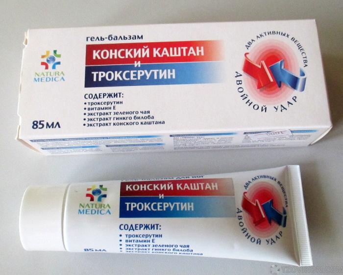 
                            Гель-бальзам &laquo;Конский каштан и троксерутин&raquo;, Natura Medica
                         - отзывы