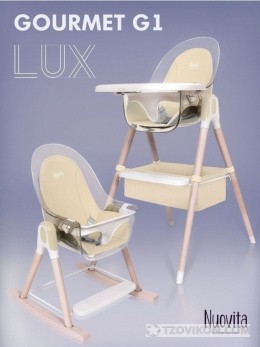 
                            Стульчик для кормления Nuovita Gourmet G1 Lux 3 в 1
                         - отзывы