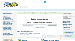 
                            Биржа копирайтинга textsale.ru
                         - отзывы